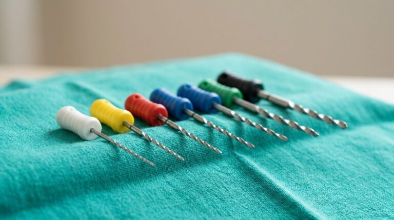 Endodontic files used in root canal treatment