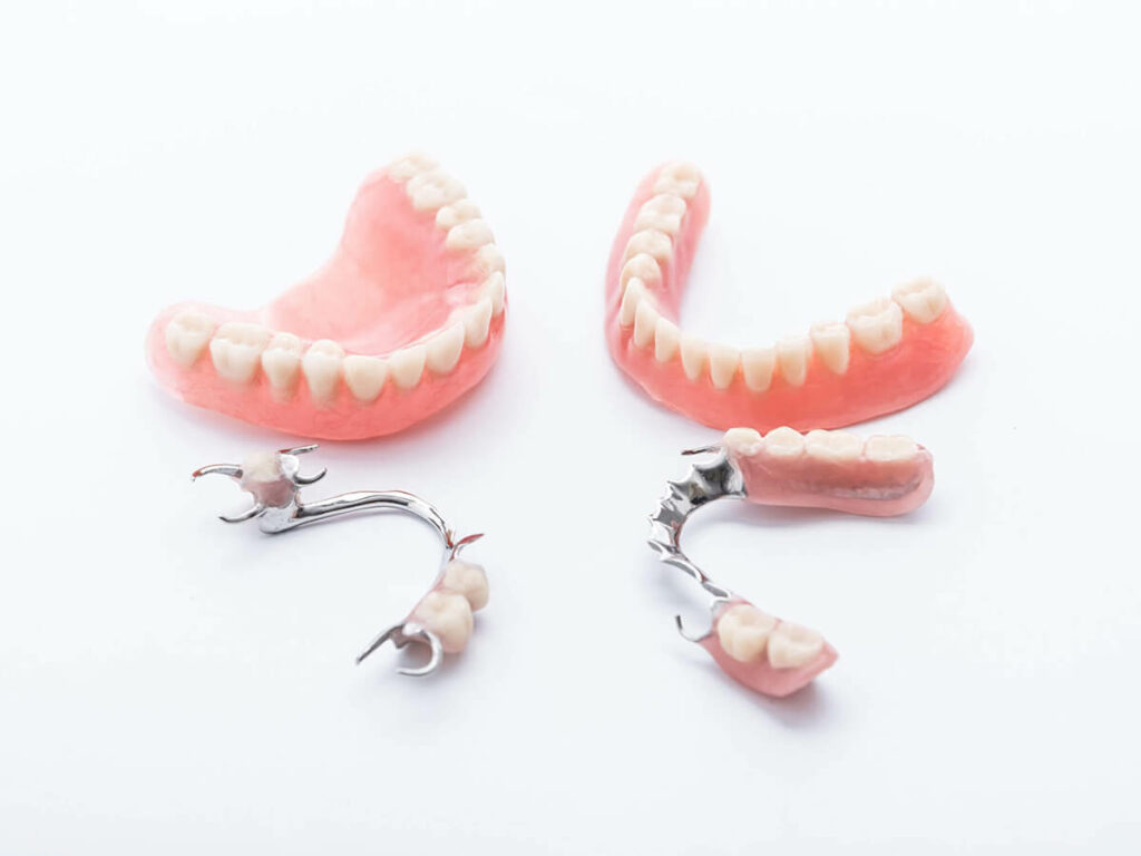 image of dentures